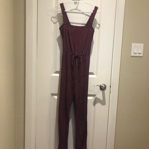 Lounge Stripe Jumpsuit